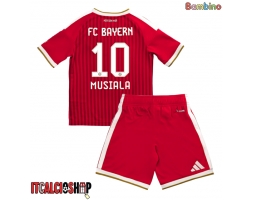Bayern Munich Jamal Musiala #10 Prima Maglia Bambino 2026-27 Manica Corta (+ Pantaloni corti)